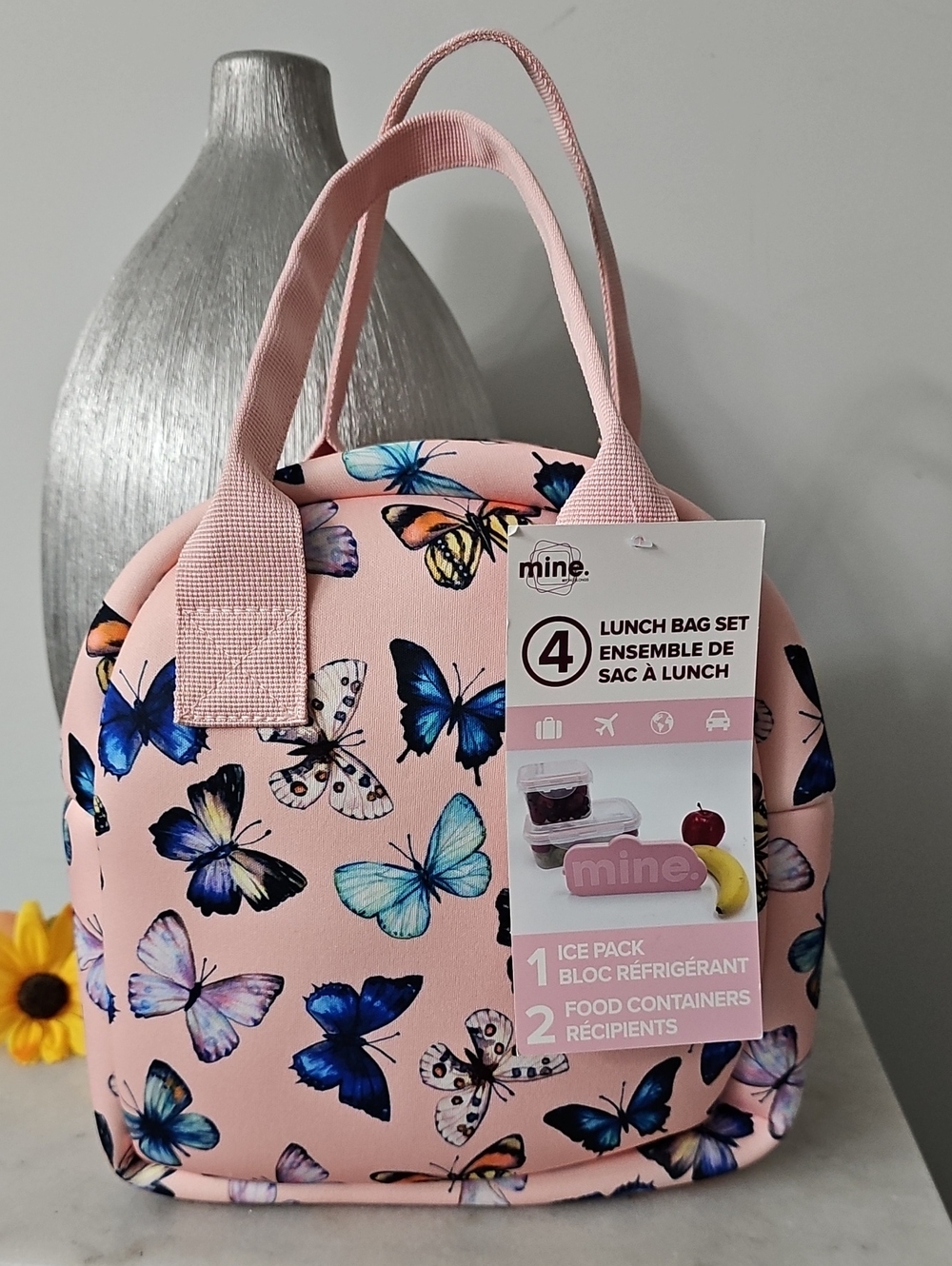 Mine 4 Piece Neoprene Lunch Bag Set